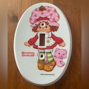 Vintage Strawberry Shortcake Light Switch Cover